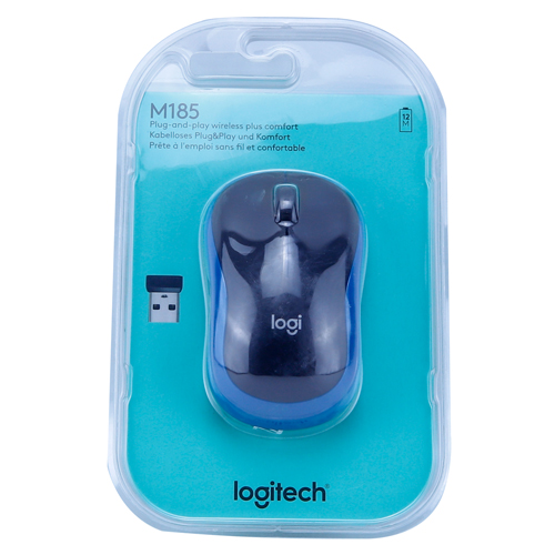 Logitech Mouse M185 Blue